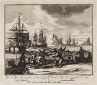 KG 08774
<br/>
Den Ys Beer aangevallen en met Lensen dood gemaakt ...
<br/>
<em>Laan, Adolf van der</em>